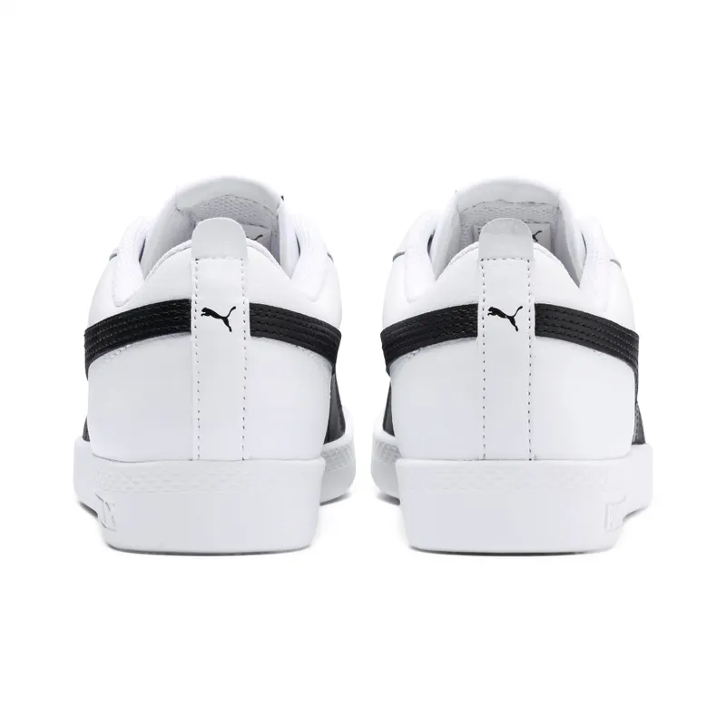 Puma Smash v2 leren White/Black (365208-01)
