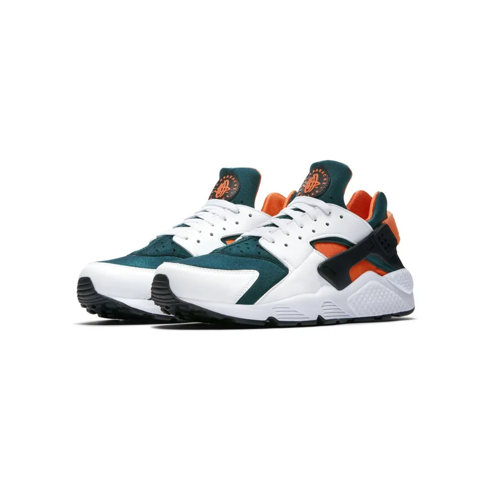 Nike Air Huarache Run Miami Hurricanes White/Black-Rainforest-Wild Mango (AT4254-102)