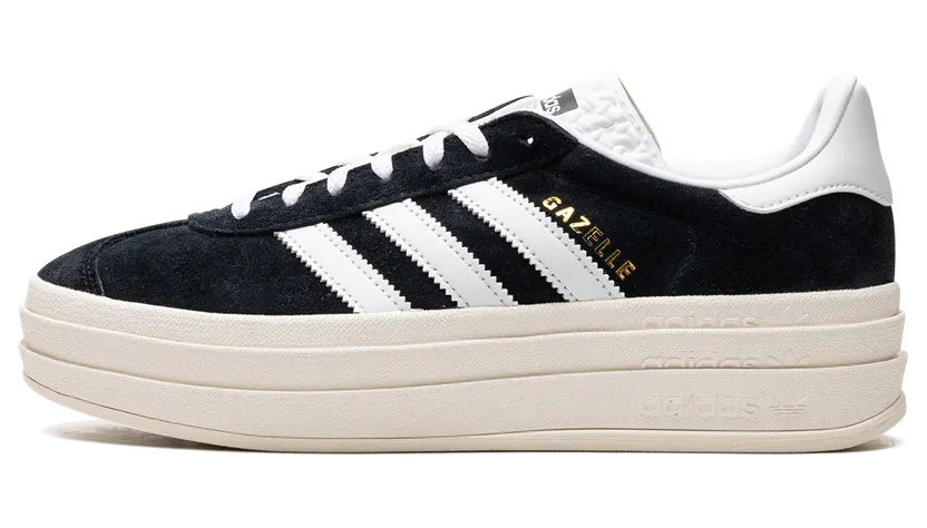 adidas Gazelle Bold “Core Black”: vertrouwd zwart-wit, extra hoogte