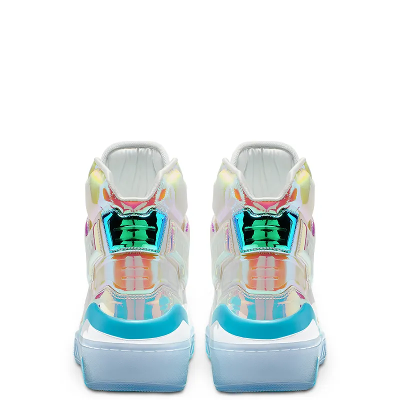 Converse ERX Impress Hi Iridescent White/Bold Jade-Gnarly Blue (163778C)