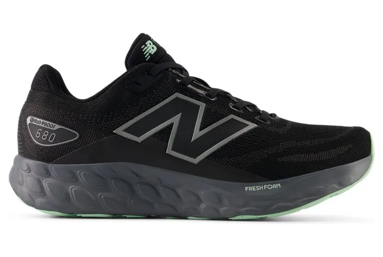 New Balance Fresh Foam 680v8 Waterproof Black Lab Green (W680WBK8)