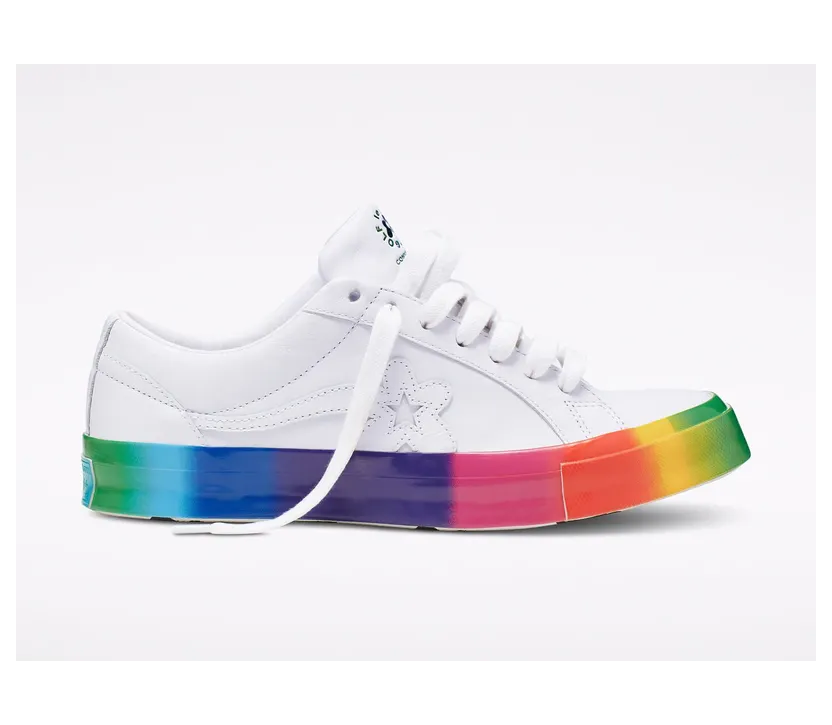 Converse One Star x Golf Le Fleur Rainbow Sole (166409C)