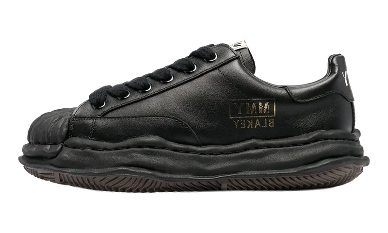 Maison Mihara Yasuhiro Blakey OG Sole Leather Low “Black” (A06FW702-BLK)