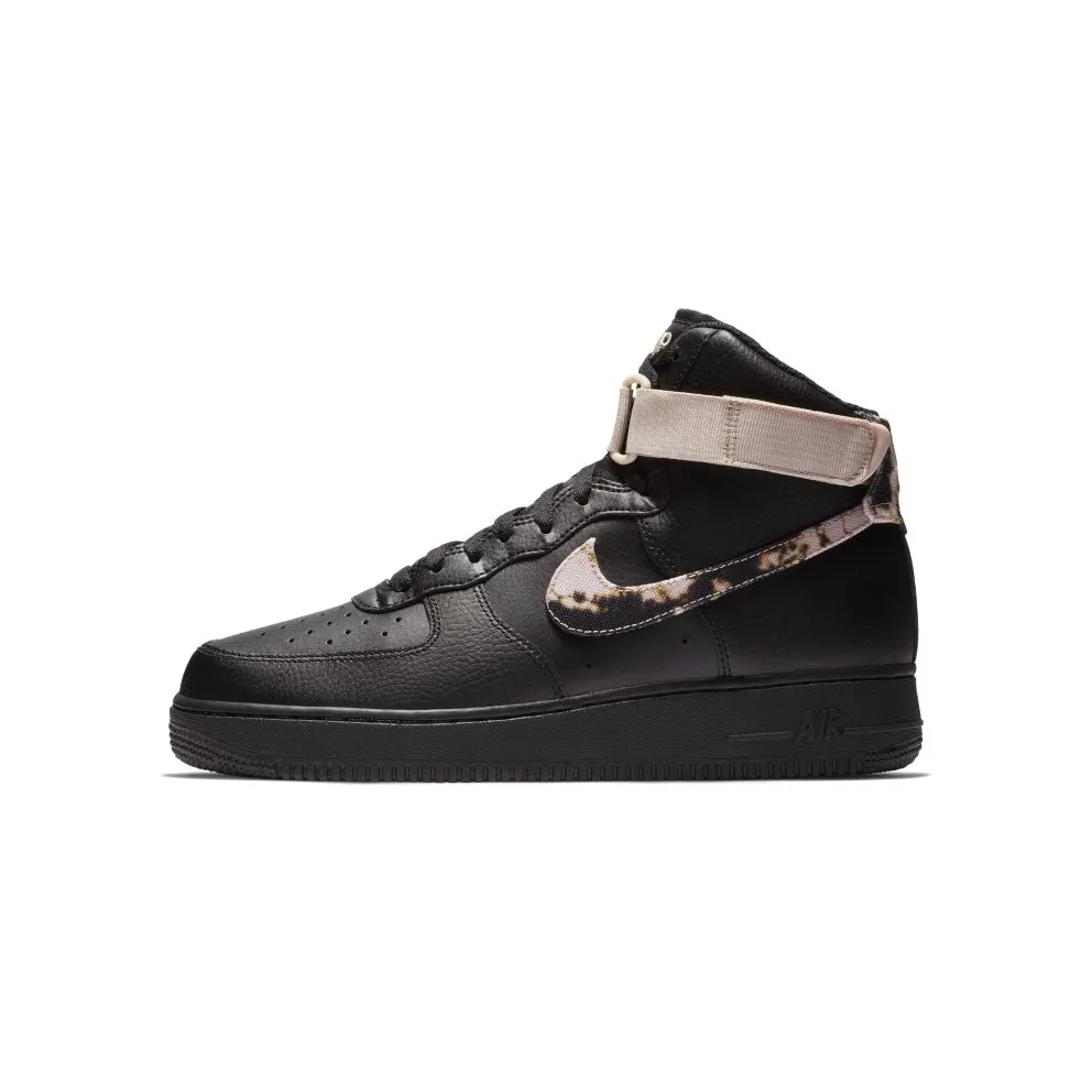Nike Air Force 1 High Acid Wash Pack Black Black/White-Particle Beige (AR1954-002)