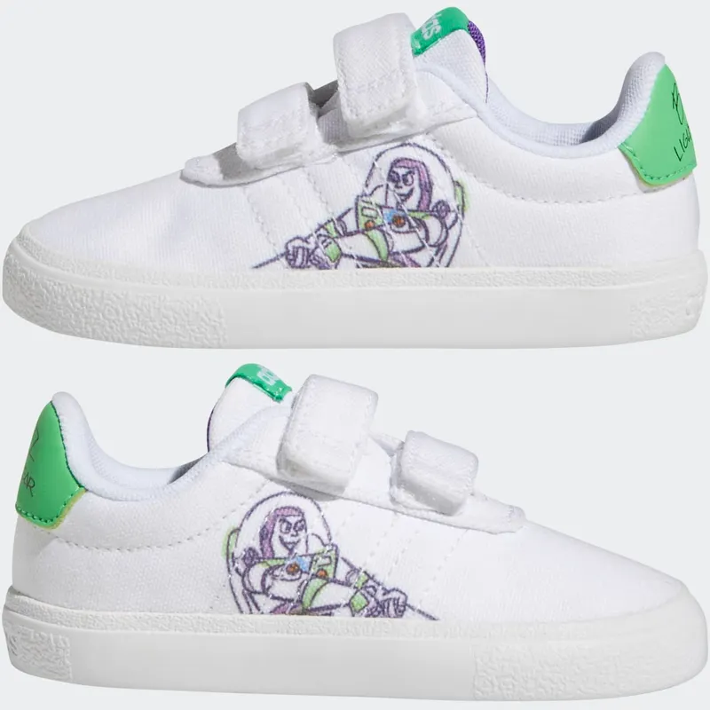 Adidas adidas x Disney Pixar Buzz Lightyear Vulc Raid3r Cloud White / Semi Solar Lime / Active Purple (GY5441)