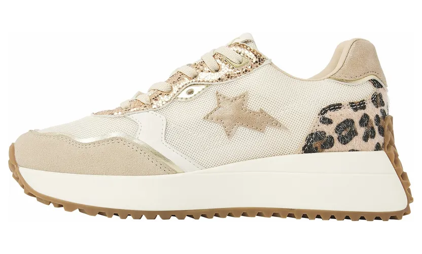 british knights sneaker Beige / Crème / Donkerbruin / Rosa (B57-3704-07)