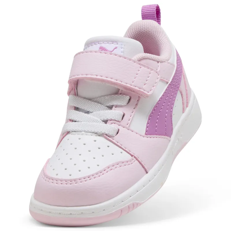 Puma Rebound v6 Lo “Pearl Pink / Mauve Pop / Puma White” (397420_35)