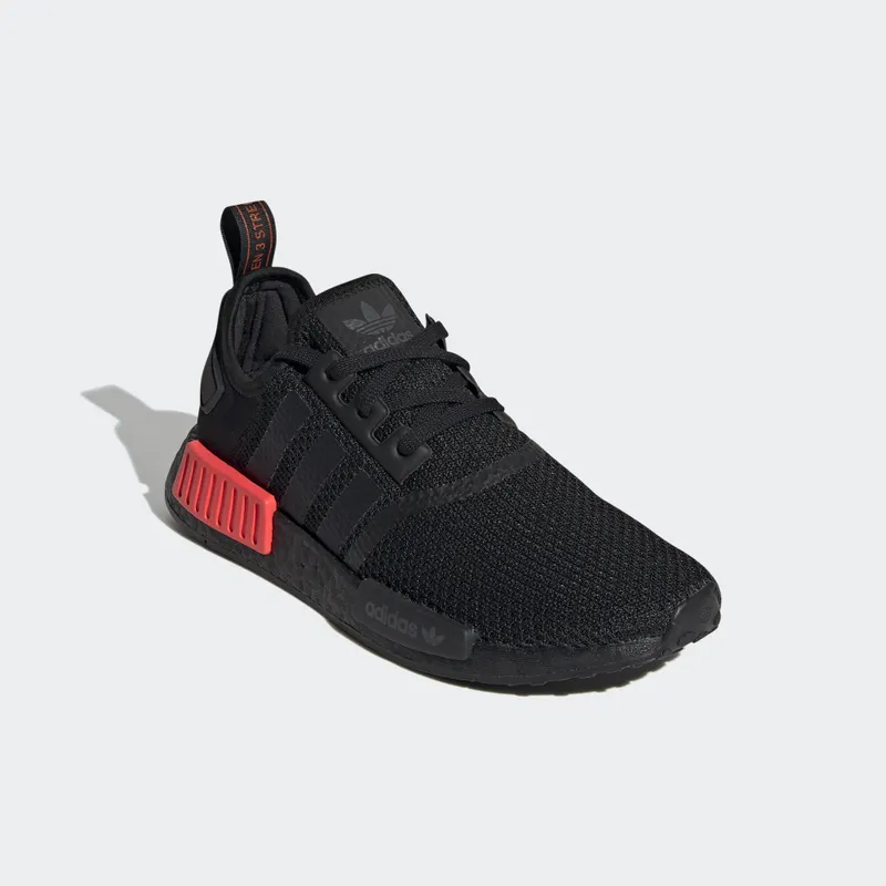 adidas NMD R1 Core Black Solar Red (2020) Core Black/Core Black/Solar Red (FV8162)