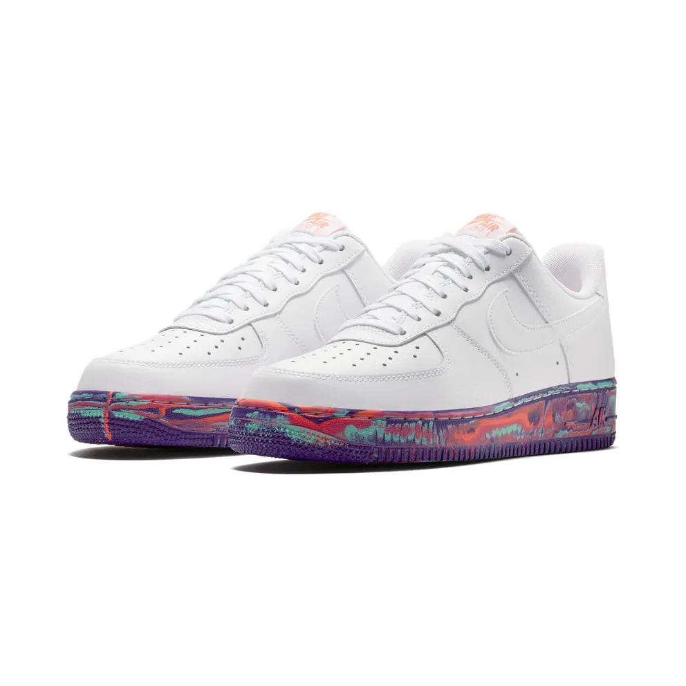 Nike Air Force 1 Low White Multi-Color Marble White/White-Vast Grey (AJ9507-100)