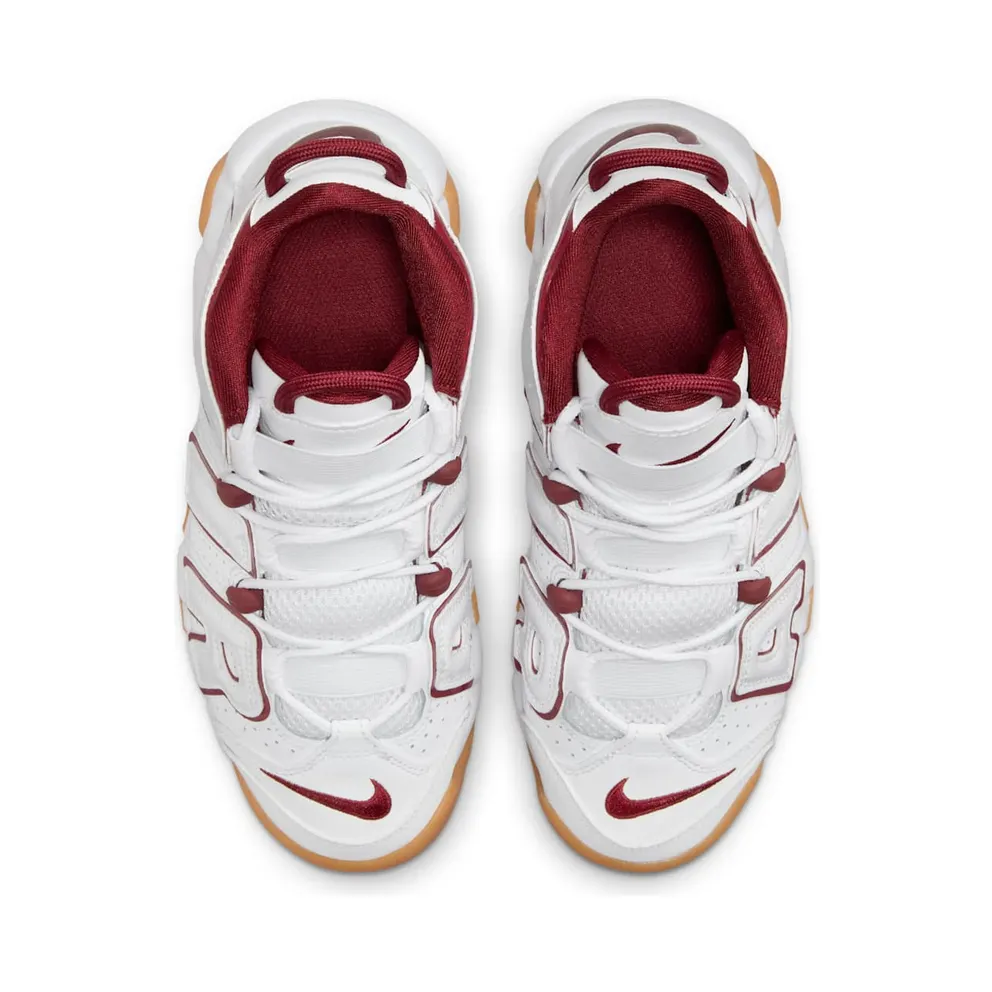Nike Air More Uptempo “White / Gum Light Brown / Team Red” (FJ2846-100)