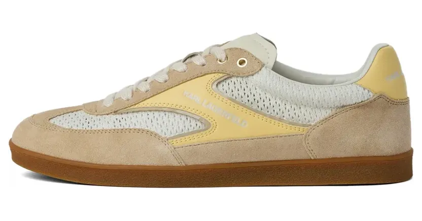 Karl Lagerfeld Kandidate sneakers met mesh – Beige (KLL63826190)