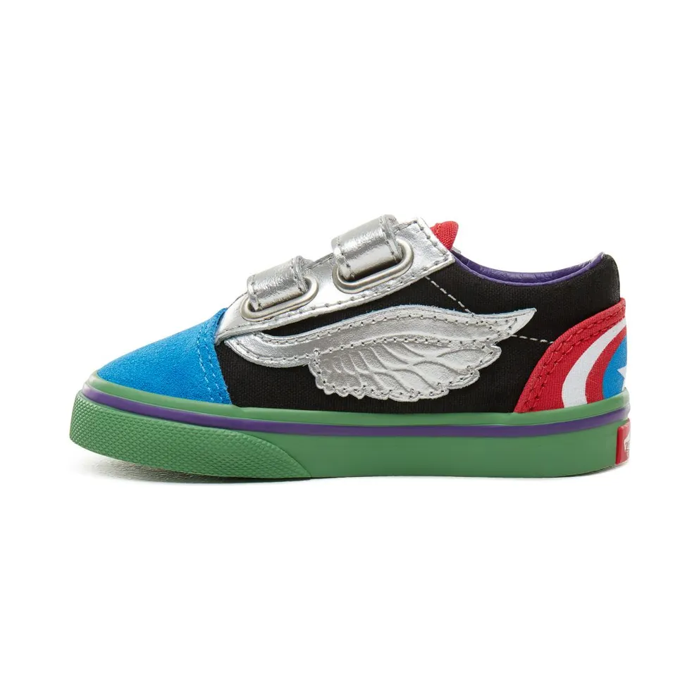 Vans Old Skool Velcro Marvel What The Avengers (TD) Multi-Color/Multi-Color (VA344KU3V)
