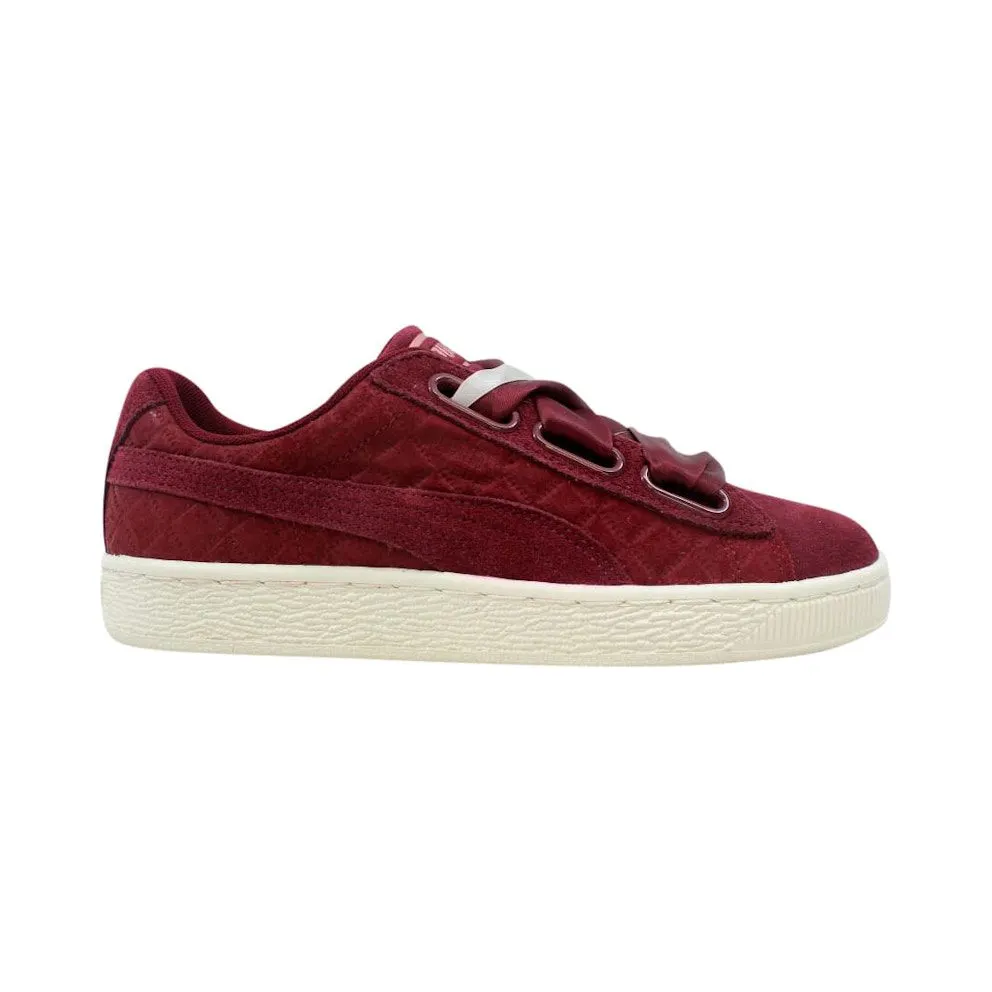 Puma Suede Heart Quilt Cordovan Cameo Brown (365462-01)
