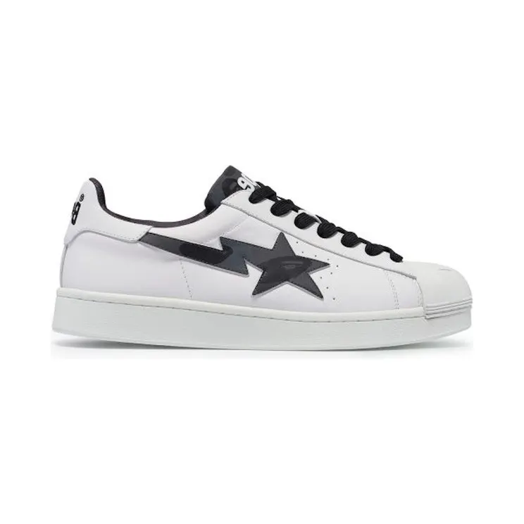 A Bathing Ape Skull Sta White Black (1J20191007-BLK)
