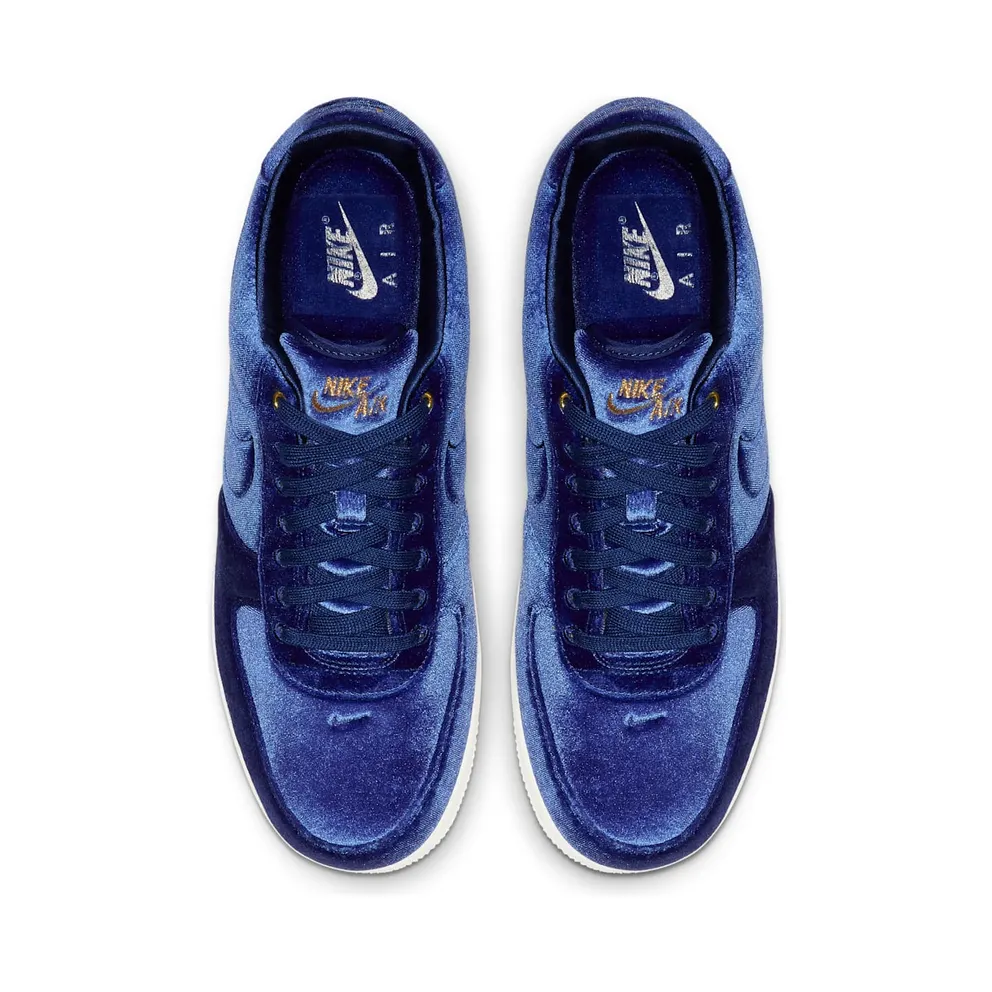 Nike Air Force 1 Low Premium 3 Velour Blue Void Blue Void/Sail-Metallic Gold-Blue Void (AT4144-400)