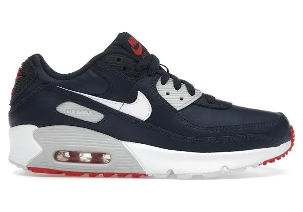 Nike Air Max 90 Leather Obsidian Track Red (DV3607-400)