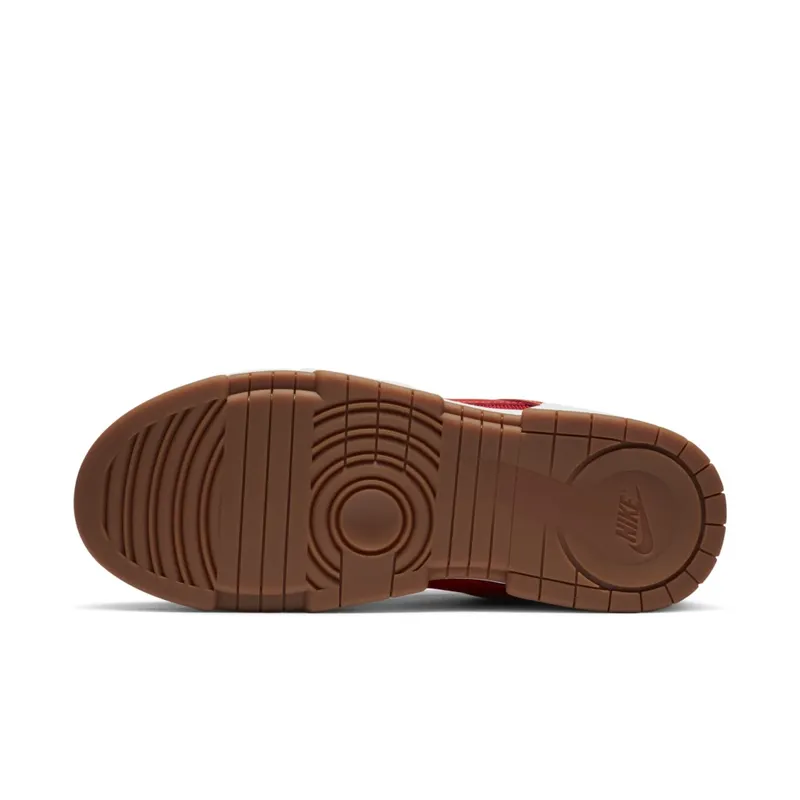 Nike Dunk Low Disrupt Red Gum (W) Gym Red/Summit White-Gum Medium Brown (CK6654-600)
