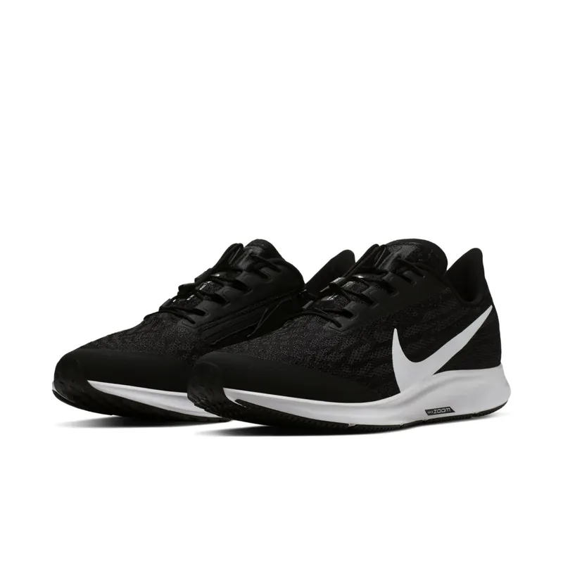 Nike Air Zoom Pegasus 36 FlyEase Black Black/Thunder Grey-White (BV0613-001)