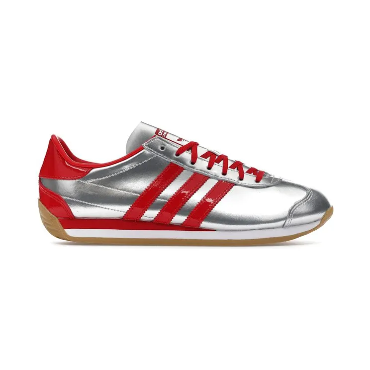 adidas Country OG Silver Metallic Better Scarlet (JP8804)