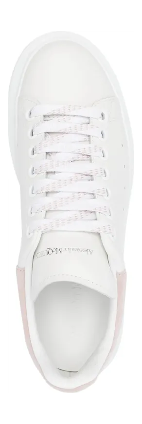 Alexander Mcqueen Oversized Suede-trim “White/Pink” (553770 WIAIH 9182) (3)