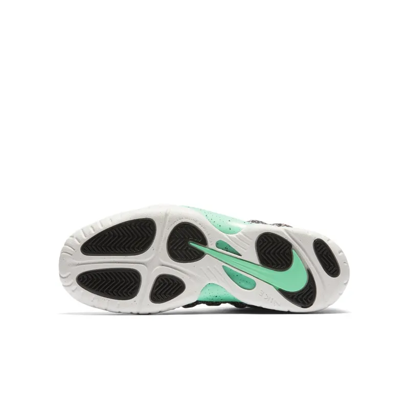 Nike Air Foamposite One Easter 2018 (GS) Black/Green Glow-Lagoon Pulse (846077-004)