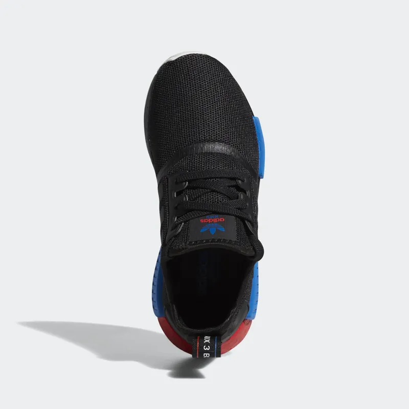 adidas NMD R1 Black Red Blue (GS) Core Black/Core Black/Lush Red (FX4352)