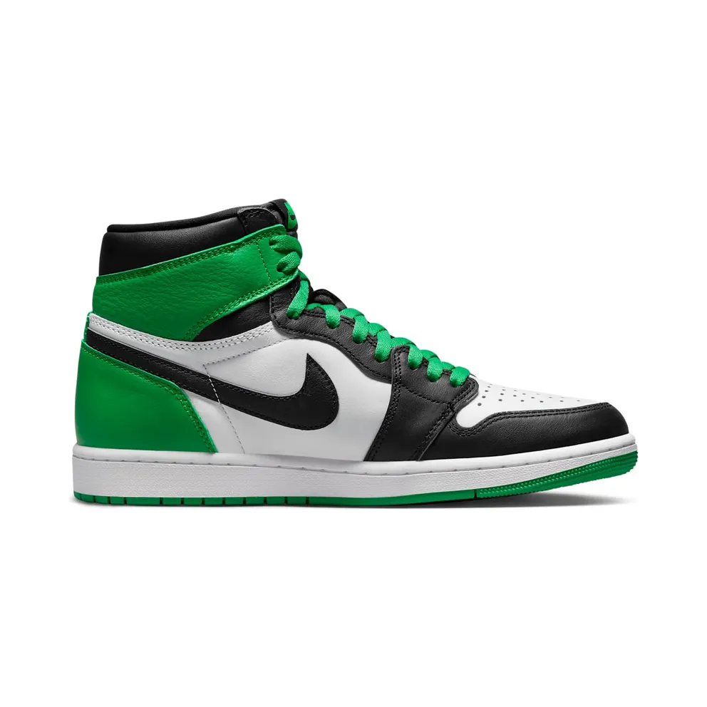 Air Jordan 1 Retro High OG Black/White/Lucky Green (DZ5485-031)
