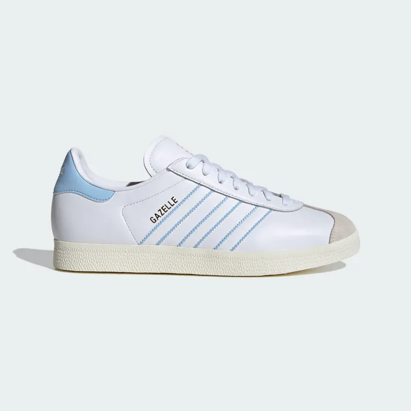 adidas Gazelle Argentina Cloud White / Glow Blue / Off White (ID3718)