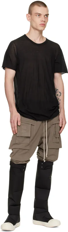 Rick Owens Drkshdw Black Elefant Sneakers (DU02B4813 MU)