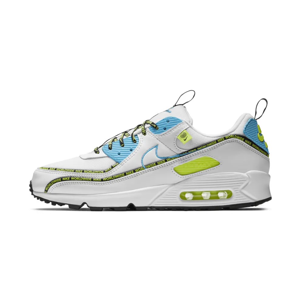 Nike Air Max 90 SE Worldwide White/Black/Volt (CZ6419-100)
