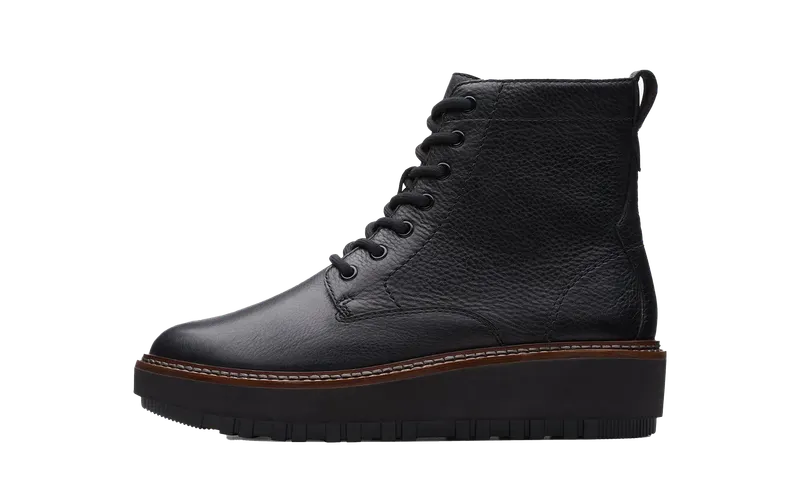 Clarks ORIANNA LACE “Black Leather” (26174798)