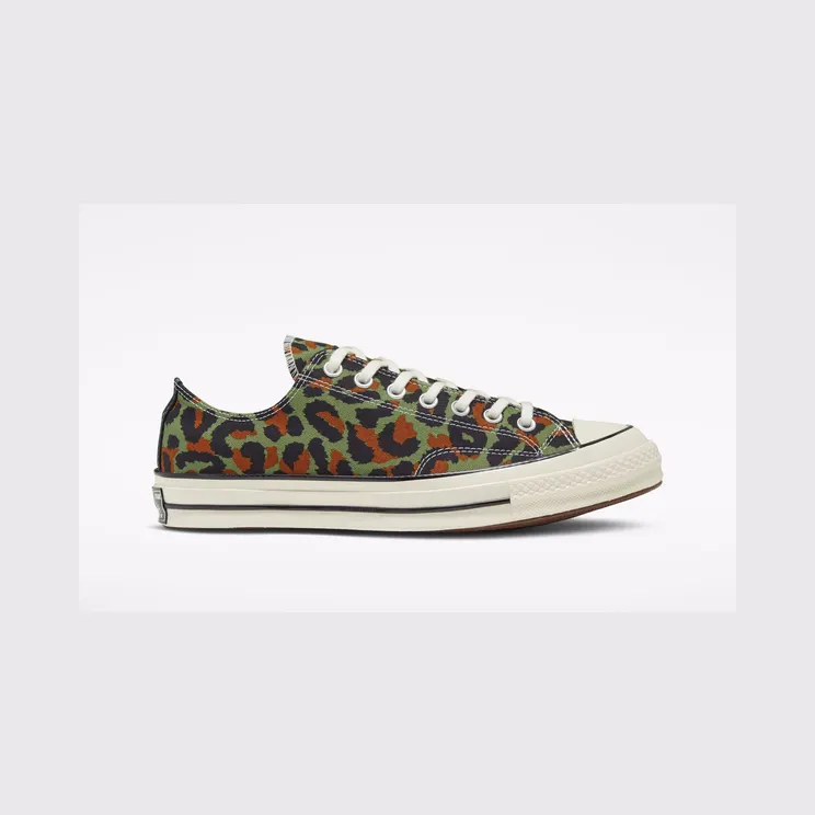 Converse Wacko Maria x INVINCIBLE x Chuck 70 Low ‘Animal Print’ Olive/Egret/Black (167498C)