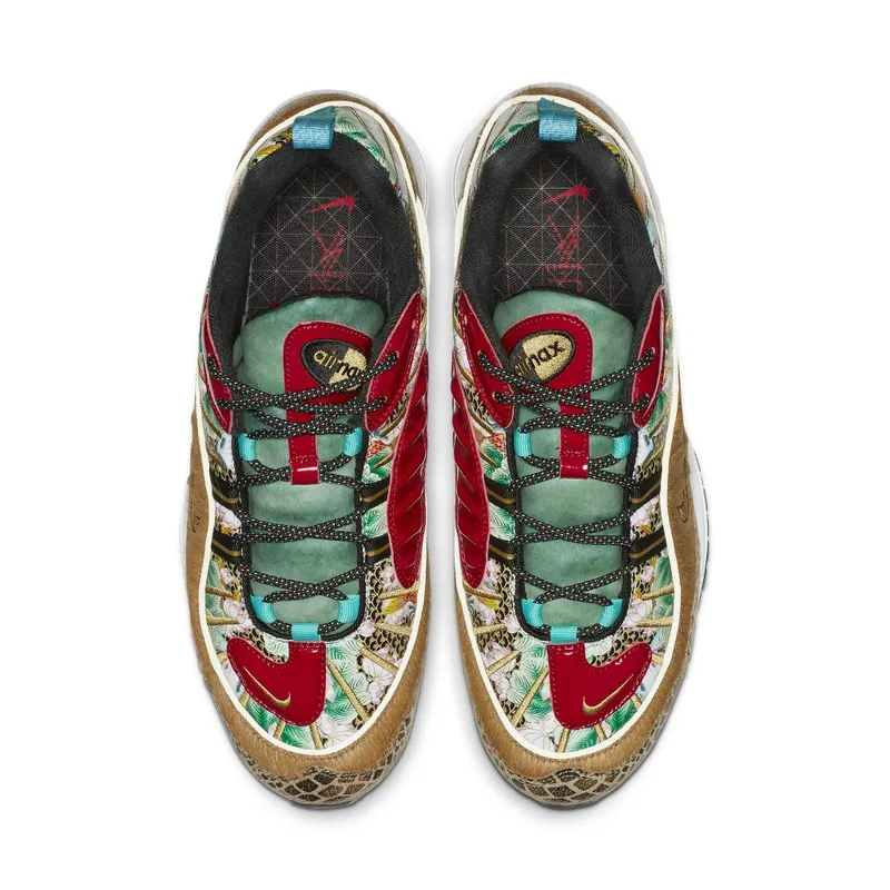 Nike Air Max 98 Chinese New Year (2019) Multi-Color/Metallic Gold-University Red (BV6649-708)