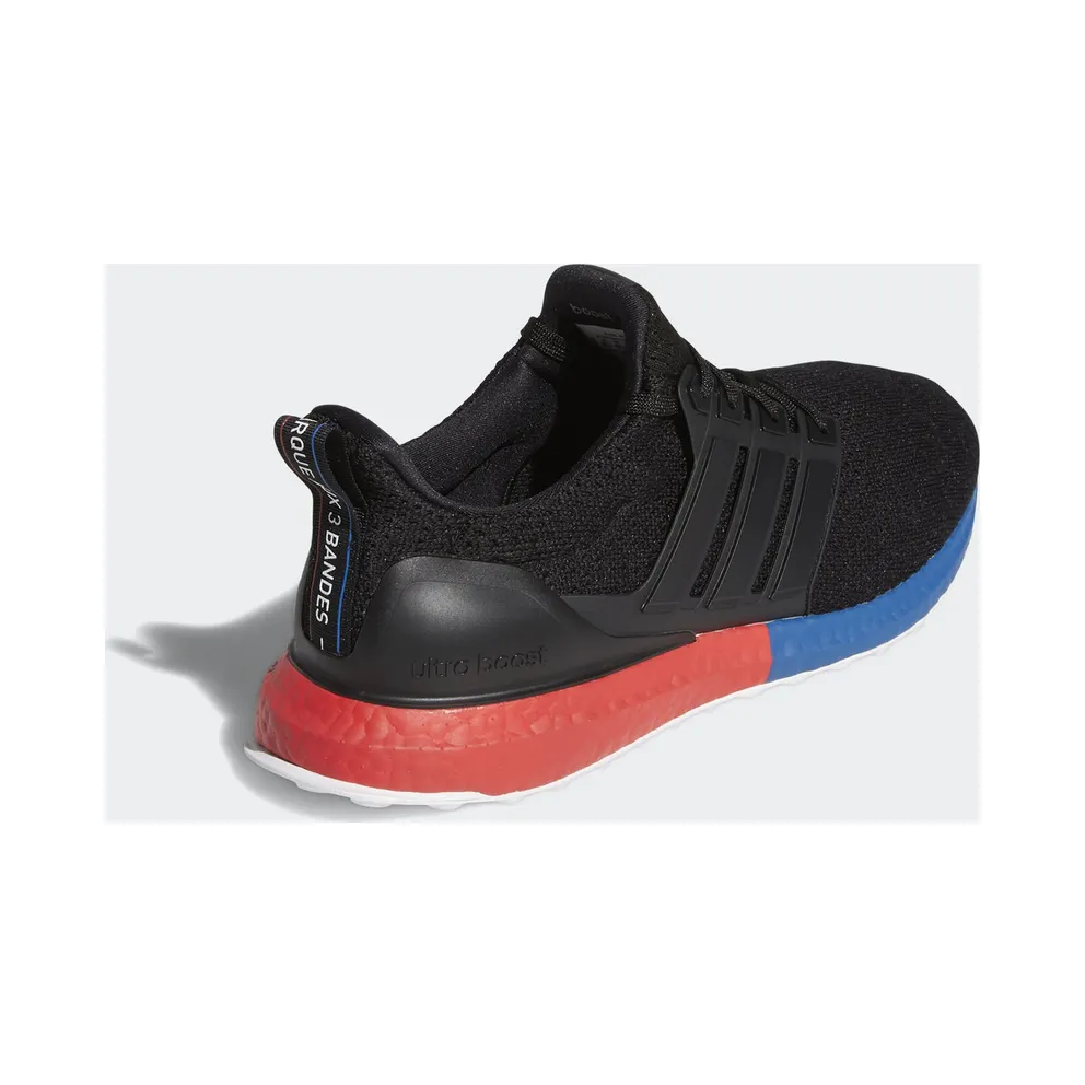 adidas Ultra Boost DNA Split Midsole Black Core Black/Core Black/Lush Red (FX7236)