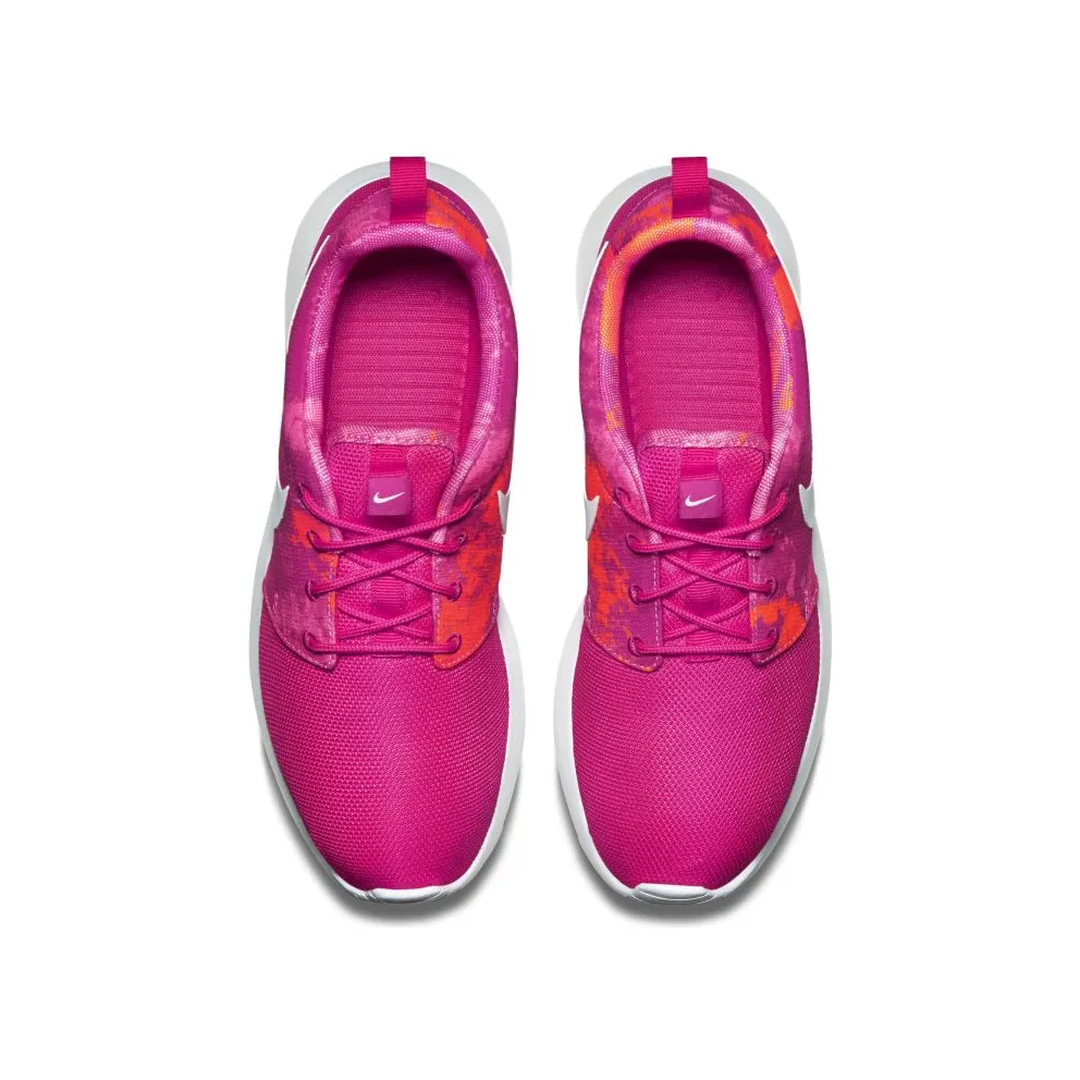 Nike Rosherun Print Fireberry White (W) Fireberry/White (599432-613)