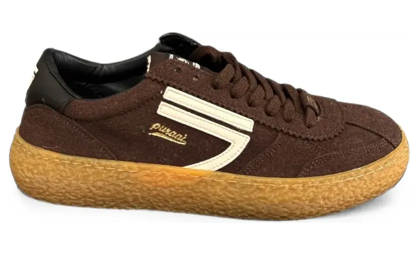 Puraai logo-print low-top sneakers – Bruin (PU101VW033)
