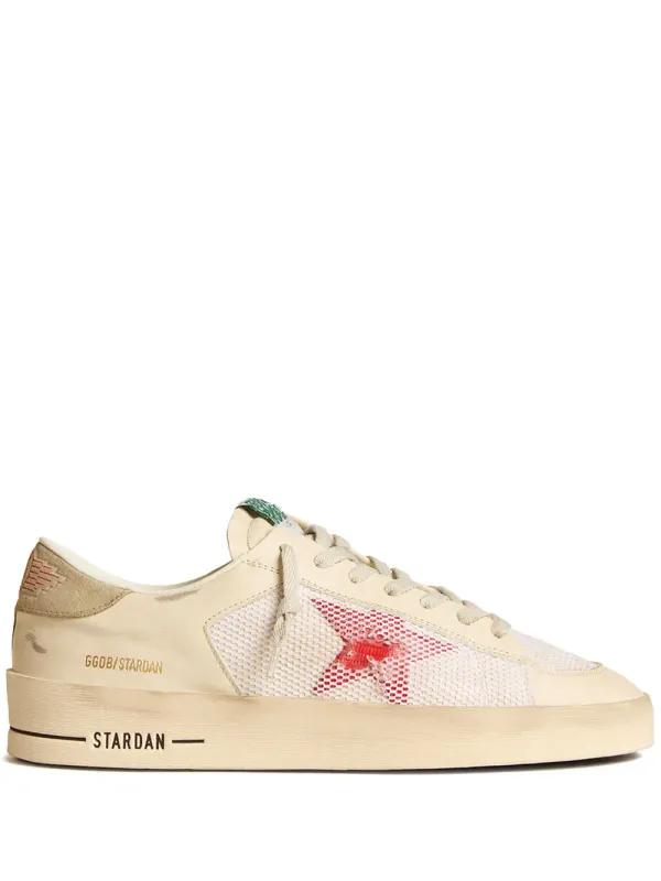 Golden Goose Stardan leren sneakers – Beige (GMF00370F006046)