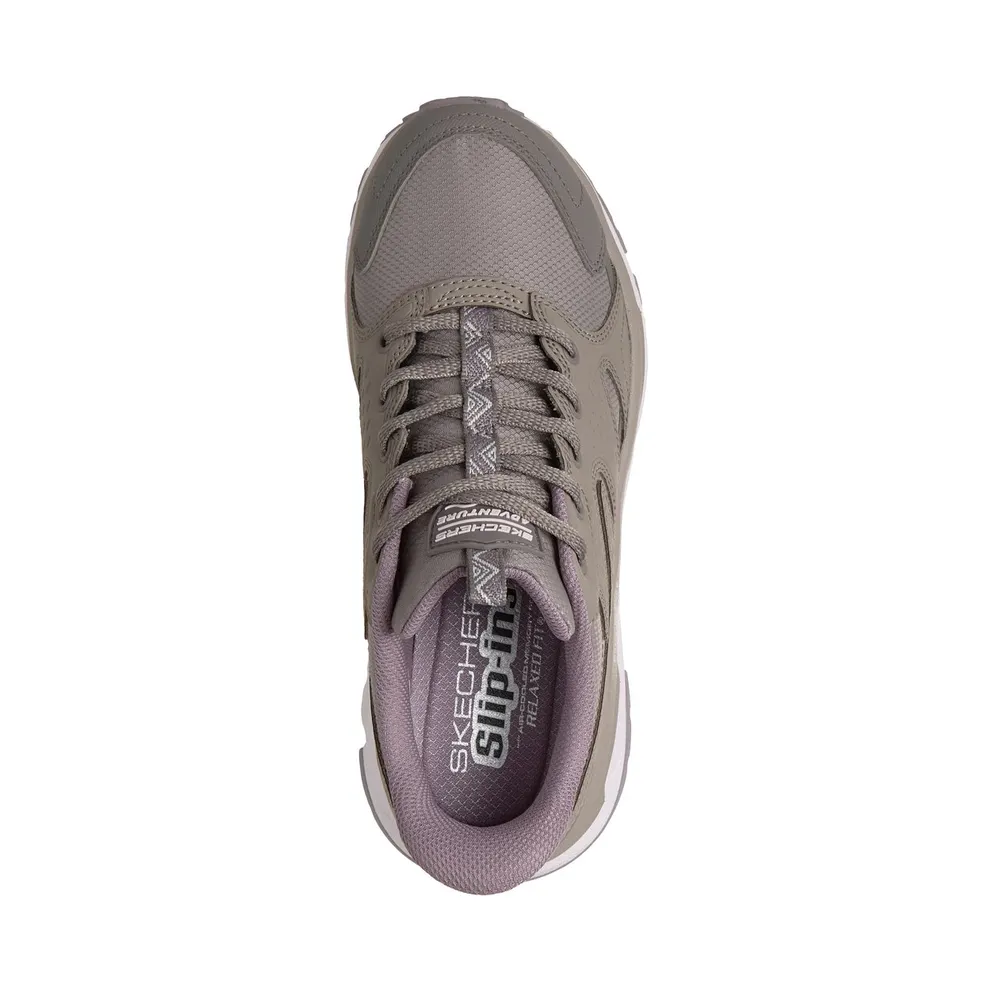 Skechers Slip-ins Relaxed Fit: D’Lux Journey “Talon Summit Sneaker Grey / Lavendel” (180368GYLV)