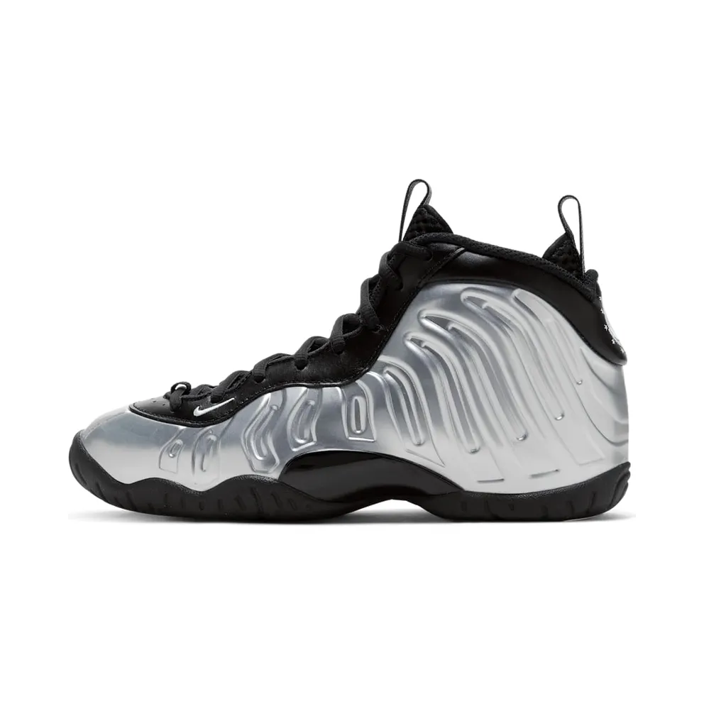 Nike Air Foamposite One Chrome Black (GS) Chrome/White-Black-Laser Crimson (CN5268-001)