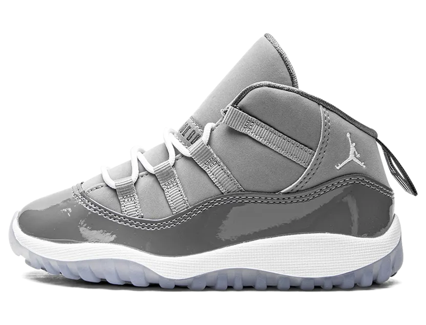 Air Jordan 11 Cool Grey (TD) – “Medium Grey / Multi-color / Multi-color” (378040-005)