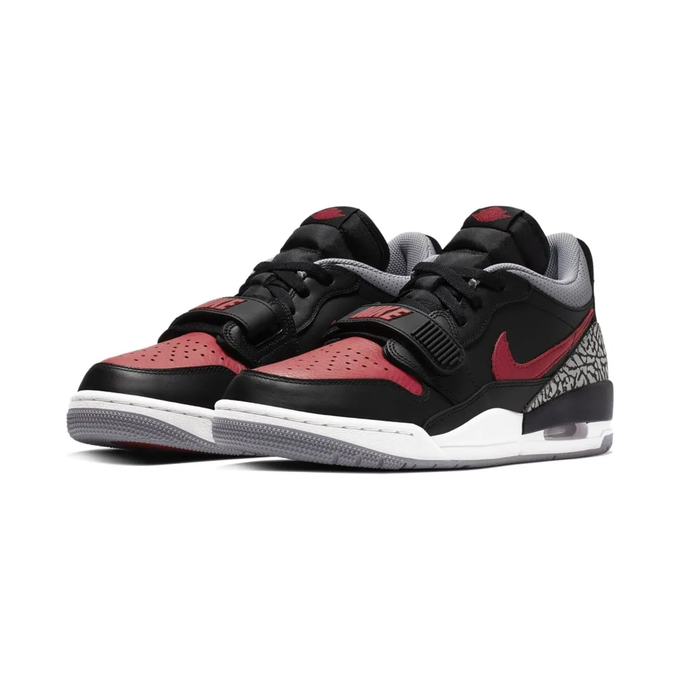 Jordan Legacy 312 Low Bred Cement Black/Gym Red-Black-Cement Grey (CD7069-006)