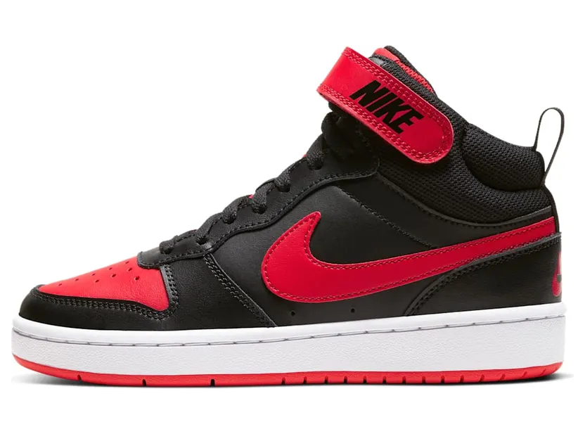 Nike Court Borough Mid 2 Zwart (CD7782-003)