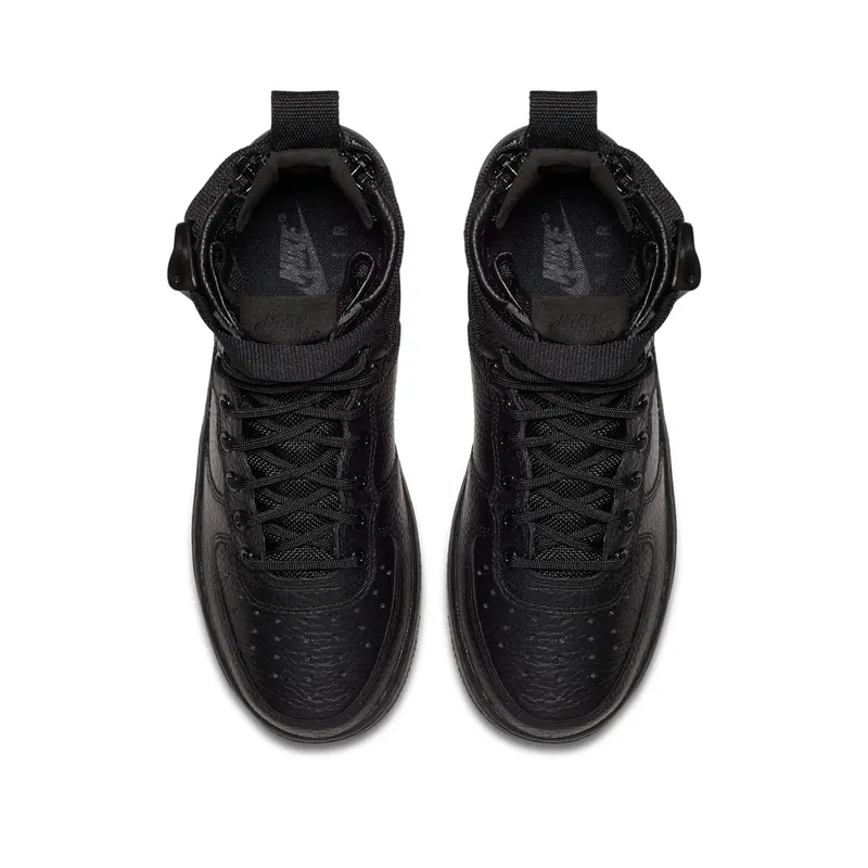 Nike SF Air Force 1 Mid Triple Black (GS) Black/Black-Black (AJ0424-003)