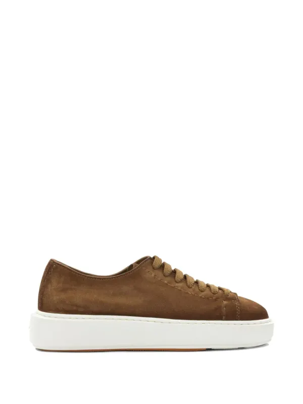 Santoni Sneakers aus Leder – Braun (WBCD61355BARTEYAC40C40)