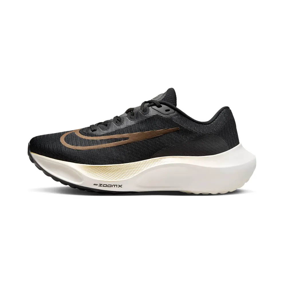 Nike Zoom Fly 5 Black Metallic Gold Grain (DM8968-002)