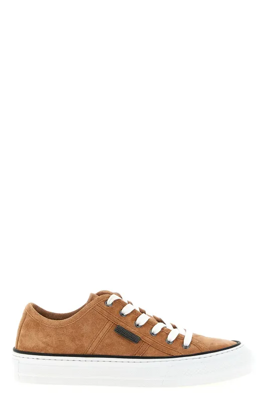 Brunello Cucinelli Shiny Tab “Brown” (MZSFG3221C9395)