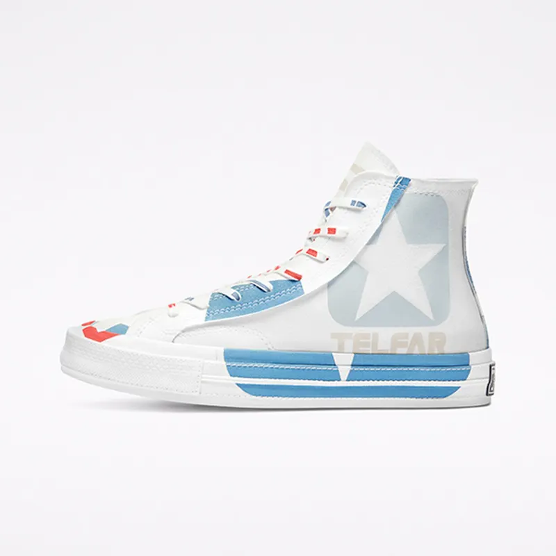 Converse Converse x TELFAR Chuck 70 High Top White/chili Pepper/black (169068C)