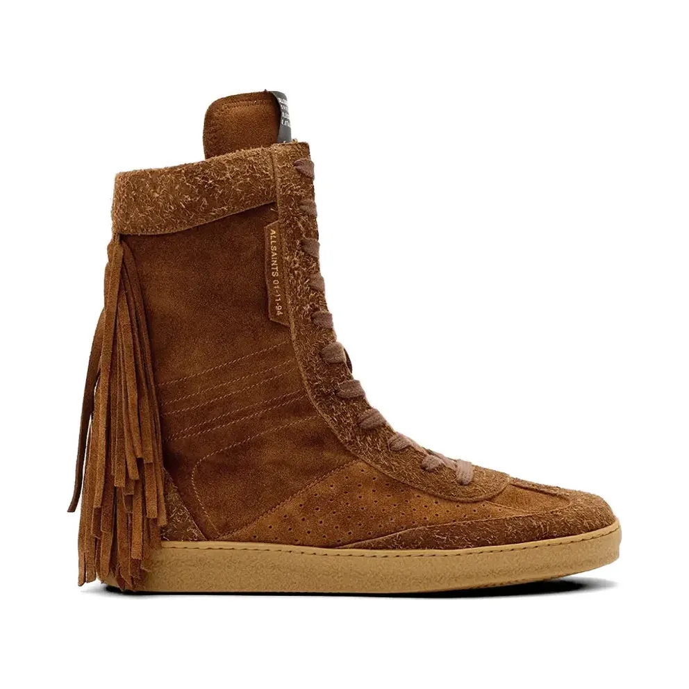 AllSaints Louise mit Fransen – Brown (W062FE)