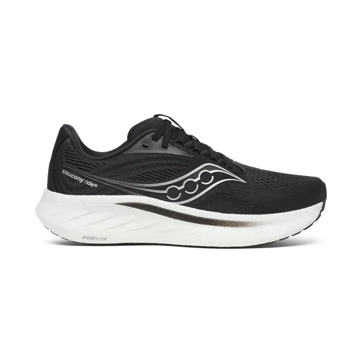 SAUCONY Ride 18 “Black / White” (S21000-100)