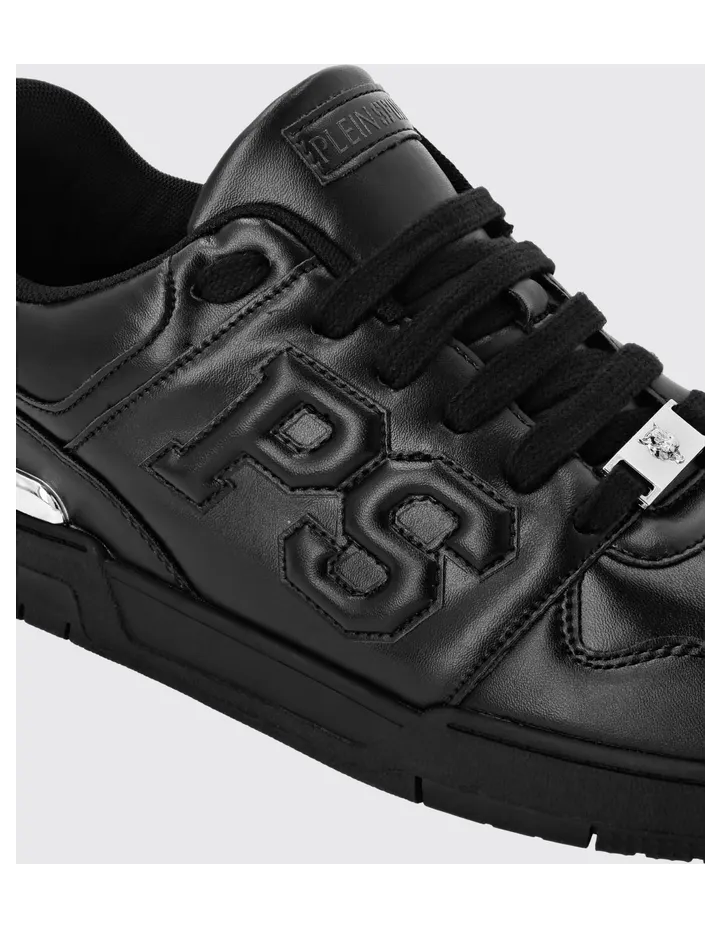 Plein Sport Andrika Leather Sneakers Black (FAESUSC0798SLE004N0202) (2)